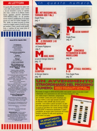 Aerei Modellismo 1994-04